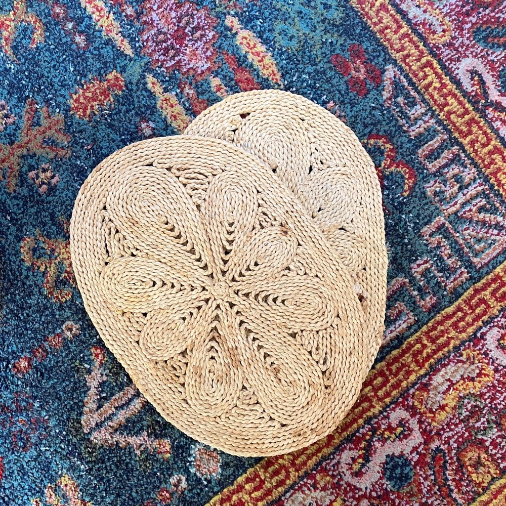 Boho Whicker Place Mats